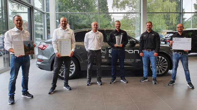 v.l.n.r. Andreas Fenner, Ueli Mächler, Adnan Morina, Tobias Renold, Marcel Mäder und Michael Schmid
